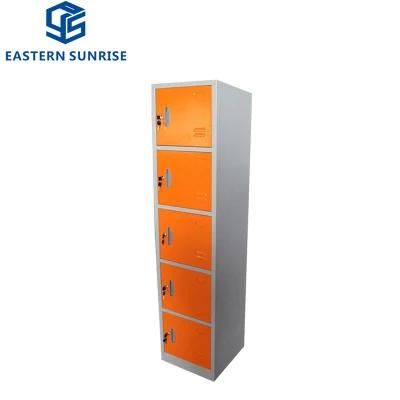 Office Use 5 Door Steel Cheap Beach Metal Clothes Locker