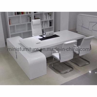 (M-OD1161) Hot Sell Office/Home Furniture L Shape White Computer Desk