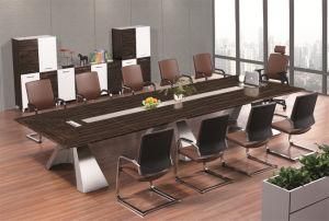 High-End Hot Sale Durable Fashionable Metal Legs Conference Desk