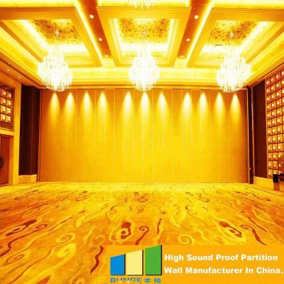Hotel Movable Partition Conference Center Operable Walls Banquet Hall Sliding Wooden Doors for Nigeria