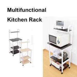 Japan Popular Melamine Kitchen Rack with Outlet (RX-C4004)