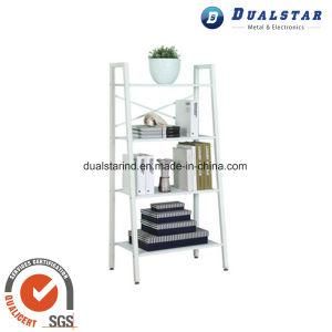 White Multilayer Iron Book Rack