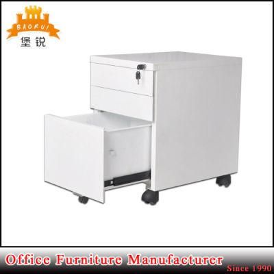 Colorful Under Desk Office 3 Drawer Movable Pedestal Mobile Filing Cabinets