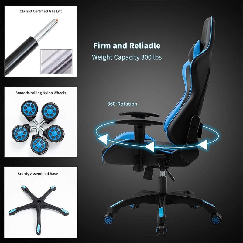 Silla Adjustable Swivel Gaming Leather Office Chairs