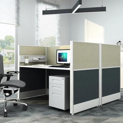 High Quality Good Price Simple Office Computer Table Face to Face 2 Person Office Furnitue Workstation