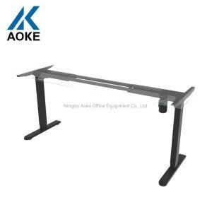 Certificated Sit Standing Height Adjustable Office Desk for EU Market