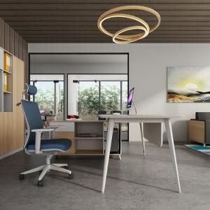 Low Price Good Privacy Manager Table L Shaped Side Office Table