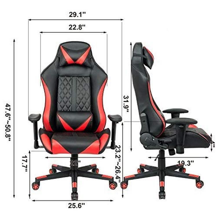(JASON) Partner Ergonomic Computer Gaming Chair, Large Size PU Leather High Back Office Racing Chairs