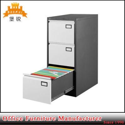 Anti-Tilt Steel Narrow 3 Drawers Office File Cabinet