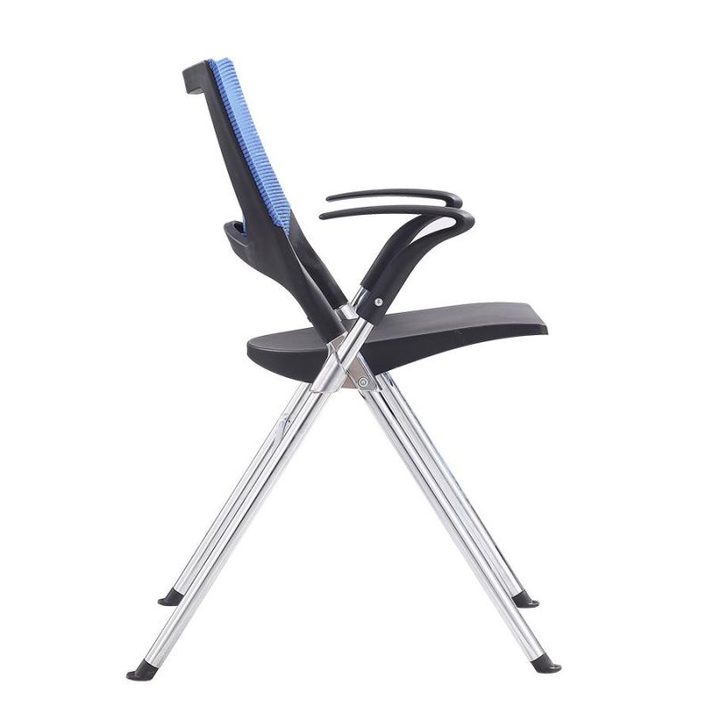 New-Style Modern Plastic Comfortable Conference Office Foldable Visitor Training Chair