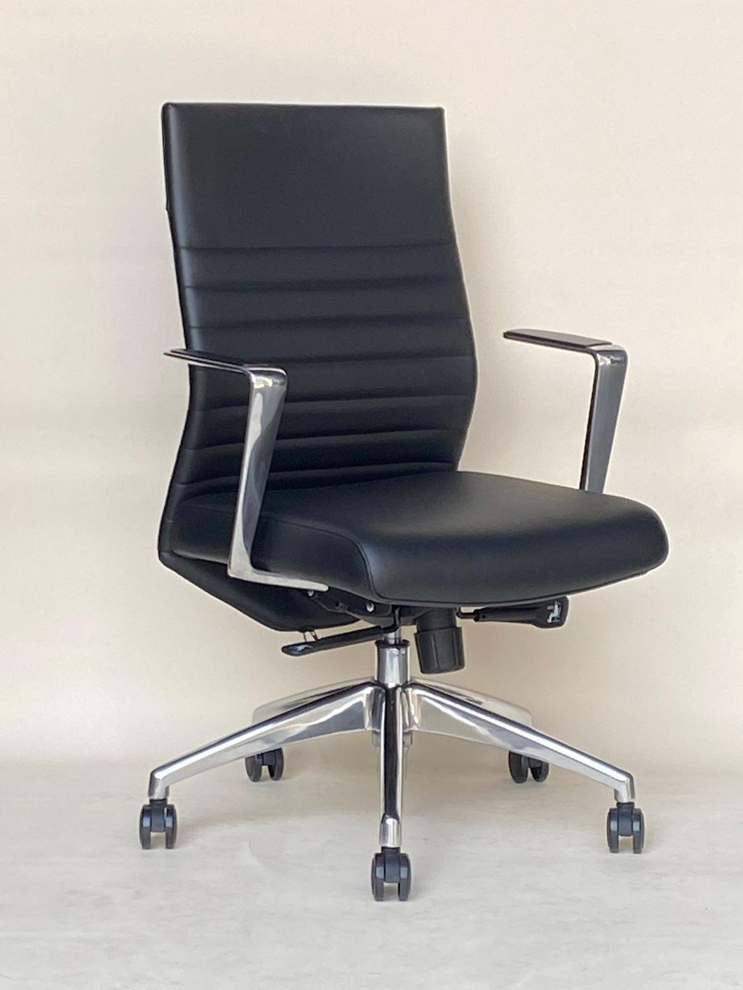 Adjustable High Back Ergonomic PU Leather Tilting Swivel Home Office Executive Office Chair