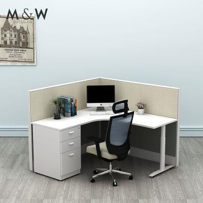 Factory Workstation Divider Wooden Wood Partition Wholesale Modern Design Panel Desk Office Cubicle