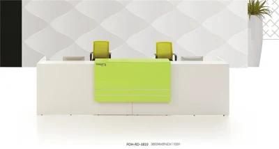 Good Quality Double Seat White Reception Desk for America Market