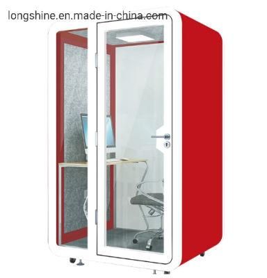 Top Quality Fashion Mini Soundproof Mobile Privacy Pods Office Isolation Phone Booth