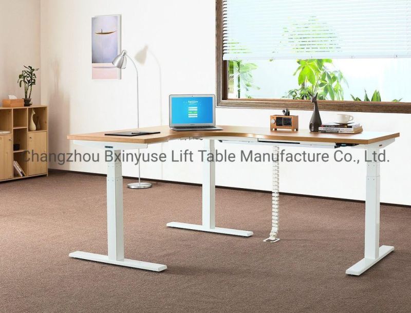 electric Two Motors Lifting Desk Frame Office Table