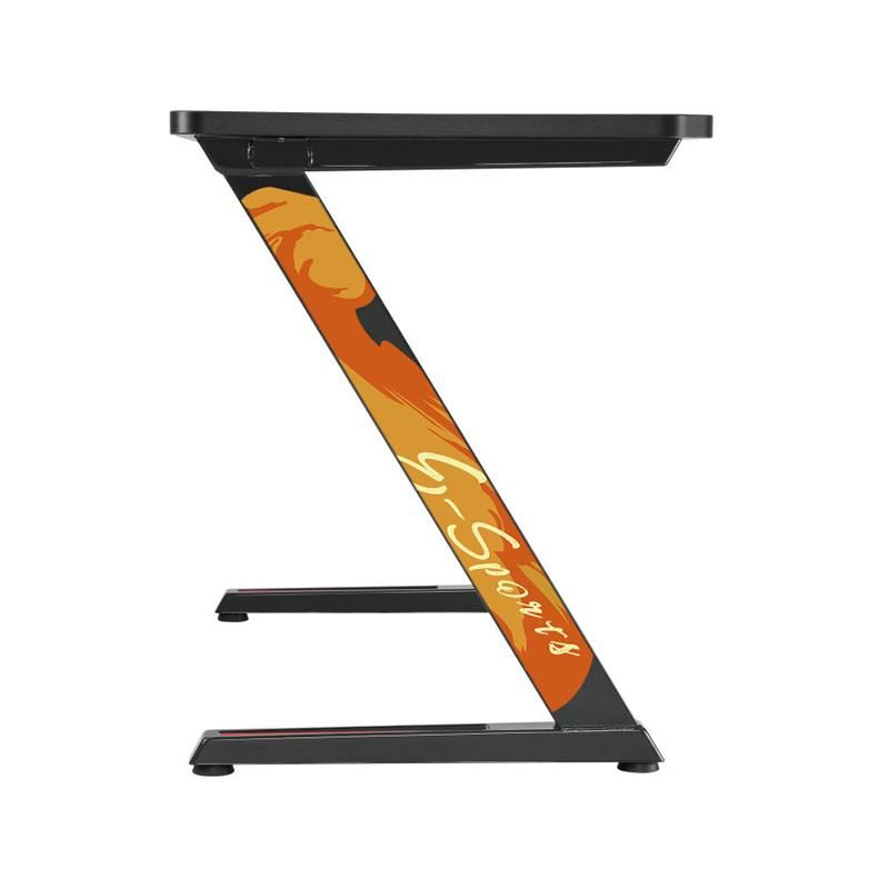 Gaming Desk Computer Desk Z-Shaped Office PC Computer Sturdy Table