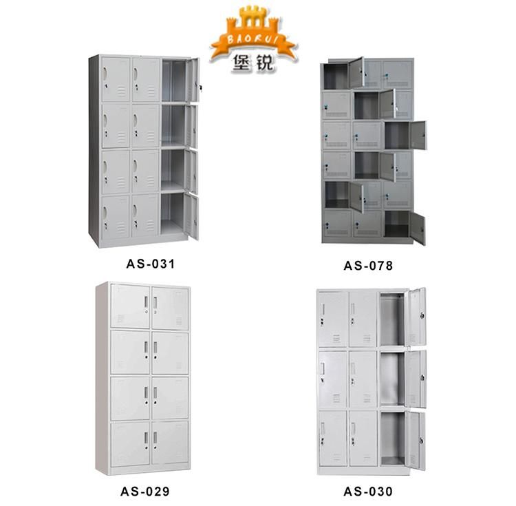 Metal Furniture New Color 6 Doors Gym Office Steel Small Storage Cabinet Locker