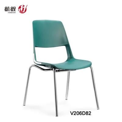 China Wholesale Furniture Colorful Dining Room Plastic Chairs Without Arms