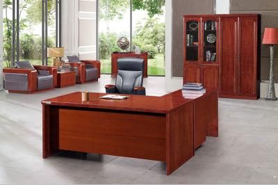 Concise Design Office Wood Veneer Rectangle Executive Table (FOH-A56181)