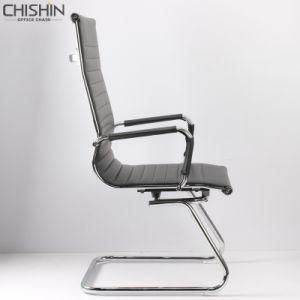 Office Furniture Fabric Mesh Chrome Meeting and Visitor Chair