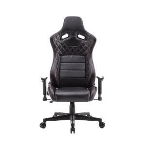 Wholesale Metallic PU Leather High Back Leather Gaming Chair E-Sports Racing Gaming Chair