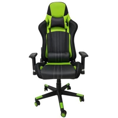 PVC Leather PC Racing Gaming Chair with Waist Pillow