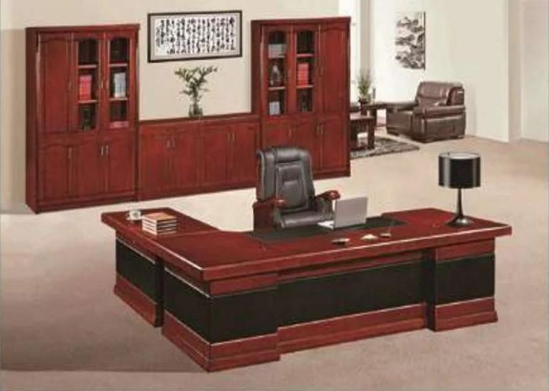 Factory Outlet Modern Office Painting Wooden Manager Boss Executive Table (SZ-O504)