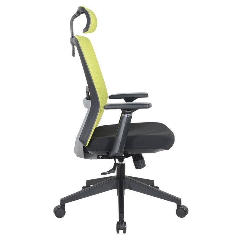 Lisung 10129 Factory Price Swivel Manager Executive Ergonomic Mesh Chair