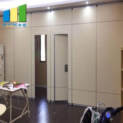 Operable Wooden Board Wall Foldable Movable Partition for Meeting Room