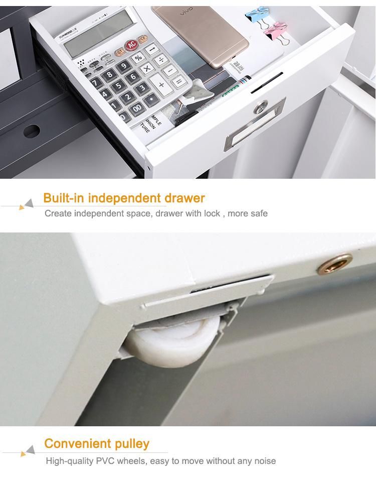 High Security Office Confidential Steel File Cupboard with Electronic Lock