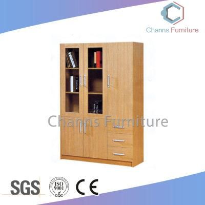 Popular Furniture Three Doors File Cabinet with Glass Doors (CAS-FC5408)