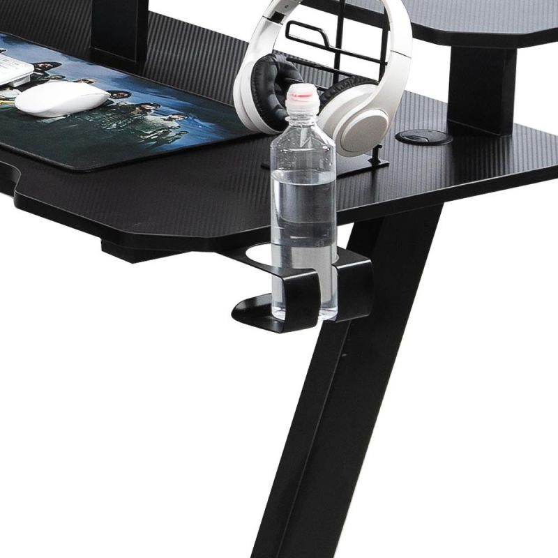 Hotsale Wholesale Gaming Desk Computer Gaming Table with Cup Holder