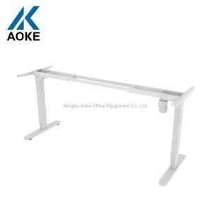 Aoke Home Office Furniture Electric Height Adjustable Office Desk Frame