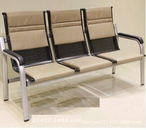 Three-Seater Office Sofa for Public Place Bank Hospital Waiting Section