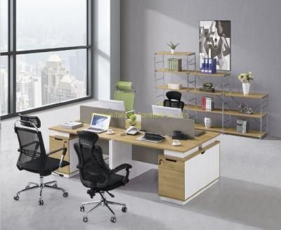 MDF Office 4 Seats Staff Office Cubicle Workstation Desk