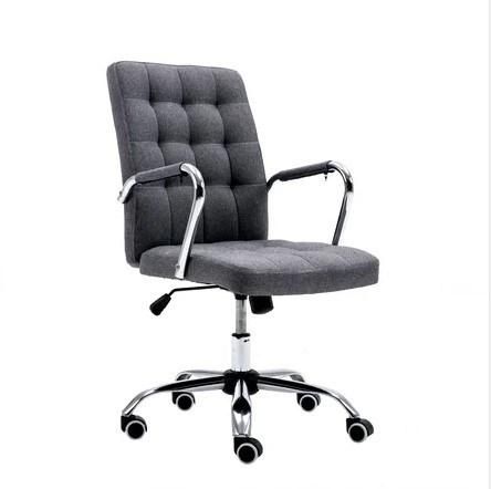 Washable Fabric Reclining Office Sit Stand Chair with High Back
