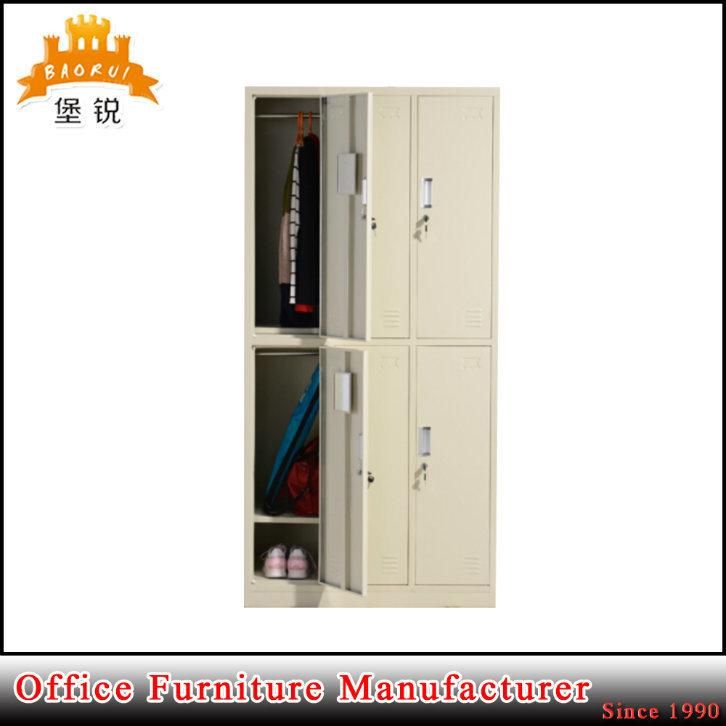 Fas-028 Knock Down Furniture 6 Door School Used Metal Locker