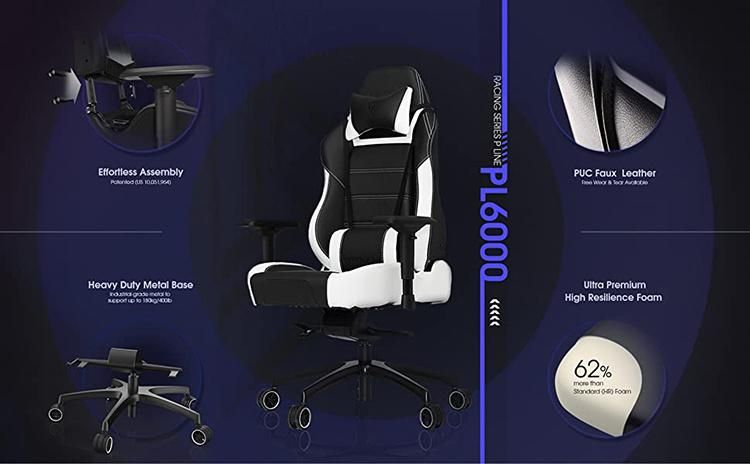 Luxury High Back Ergonomic PU Leather Ergonomic Boss Computer Reclining Swivel XL Gaming Chair