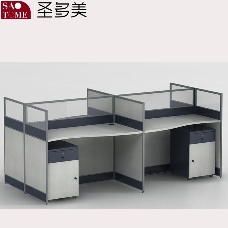 Office Furniture Opposite 4-Person Office Desk