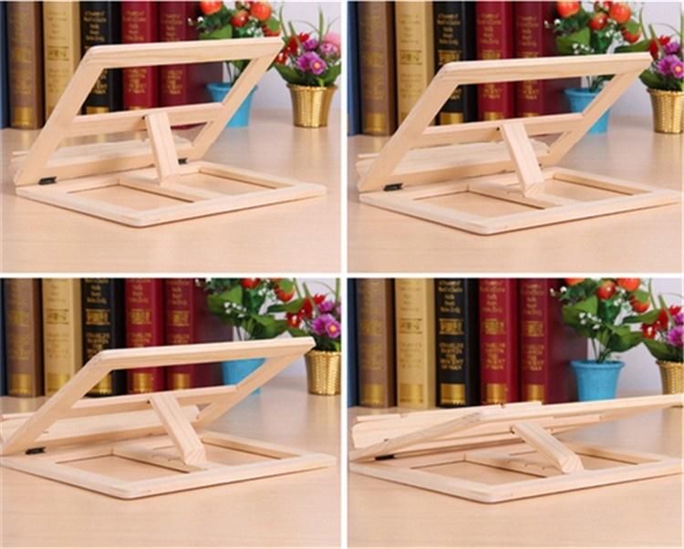 Adjustable Wooden Book Reading Stand Holder