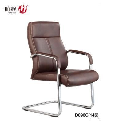 High End Leather Office Executive High Back Chair with Aluminium Metal Base