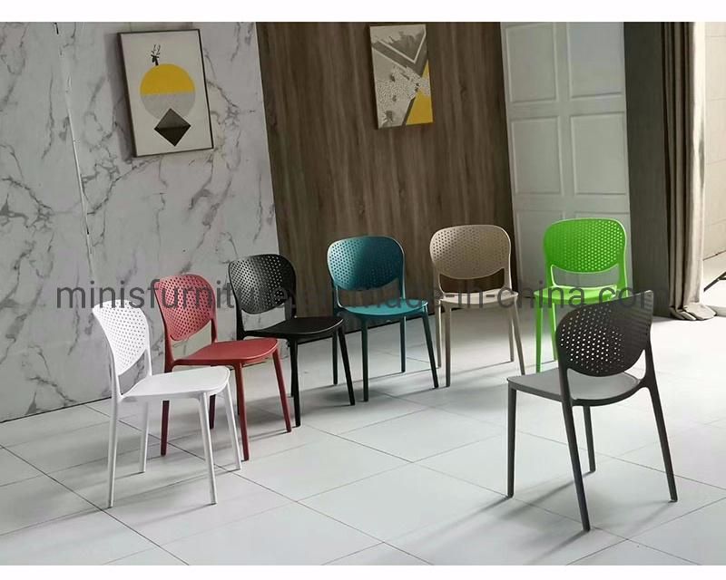 (MN-TC103) Home Outdoor/Restaurant Dining Chair/Office Meeting Stackable Plastic Training Chair