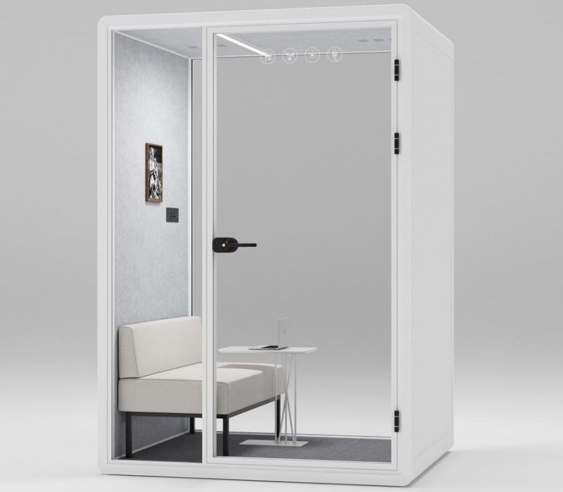 Privacy Phone Booth Indoor Soundproof Office Booth Work and Chat Sound Reduction Office Pod