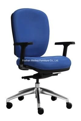 Ratchet Back Al-350 Aluminum Base PU Castor PU Adjustment Armrest Donati Aluminum Synchronized Mechanism Mould Foam Office Chair
