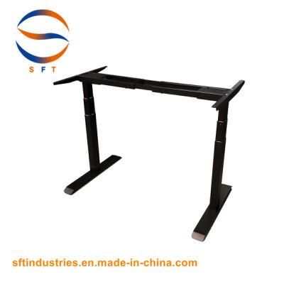 Ergonomic Office Electric Dual Motors Height Adjustable Table Leg