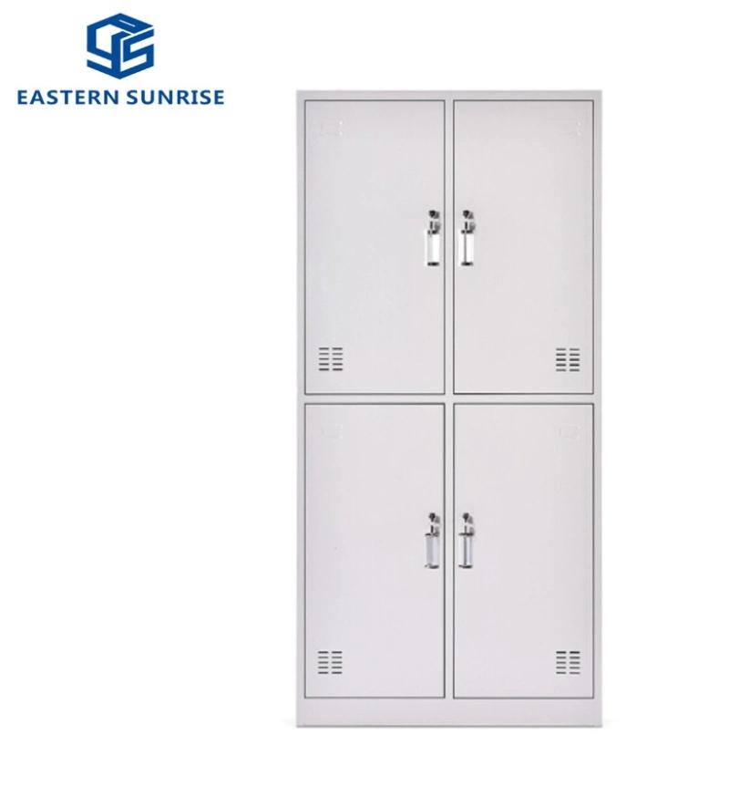 Modern Furniture 4-Door Metal Storage Cabinet for Office/School