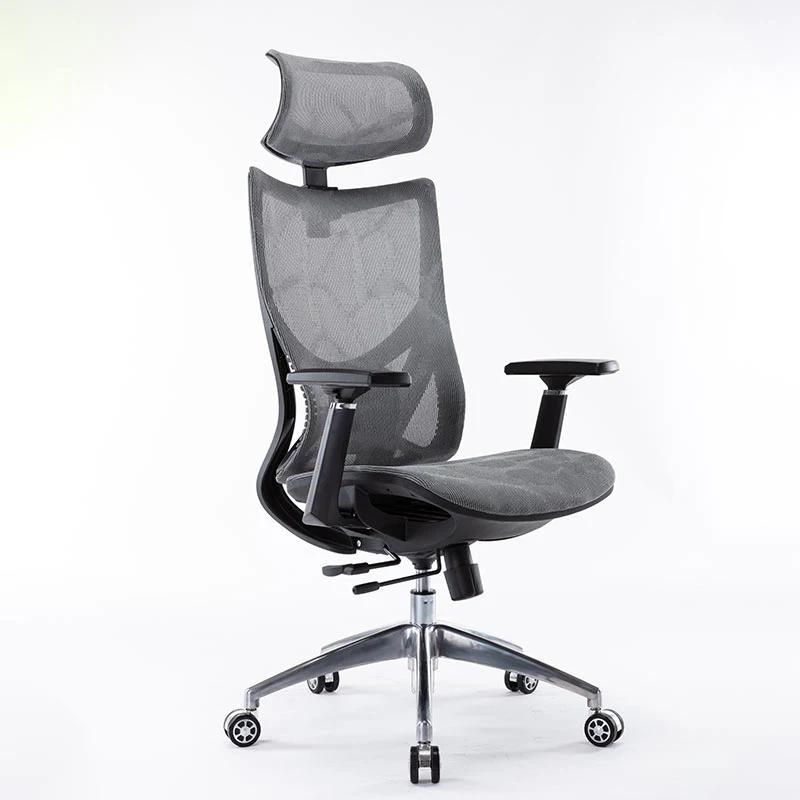 Manager Quality Fabric Aluminum Base Ergonomic Office Mesh Chair