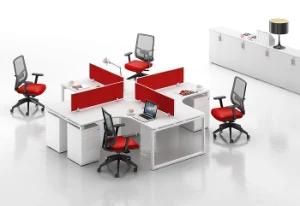 Custom Open Workstation for 4 Person Commercial Office Furniture