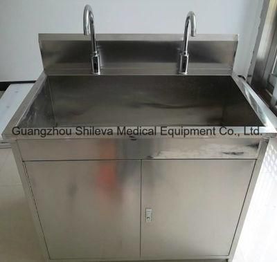 Steel Frame Washing Medical Scrub Sink Work Desk for Hospital Operating Room