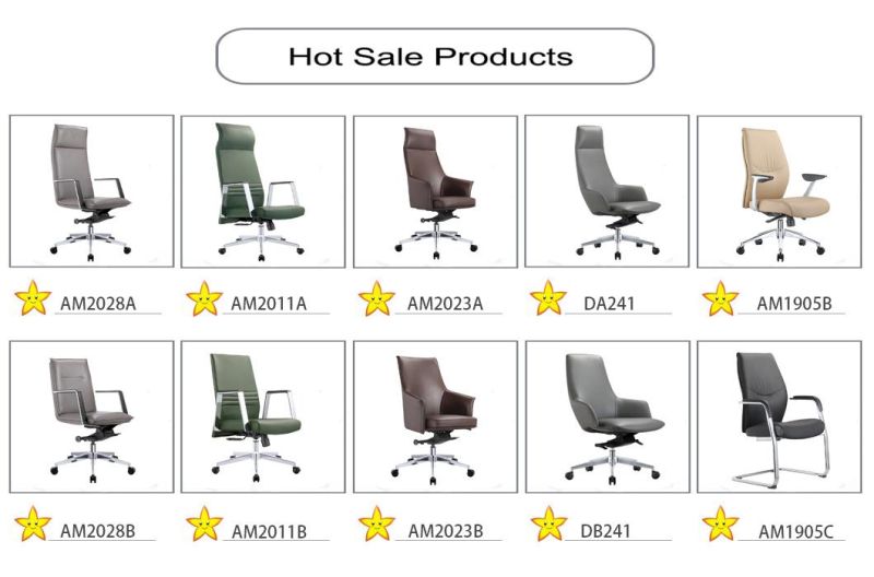 Unique Cream PU Leather Chinese Factory Office Furniture Ergonomic Chair